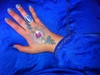 tatouage paillettes strass cabochon