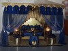 tente maris 1001 nuits bleu/dor
