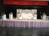 trone baroque capitonn blanc et argent