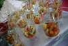 verrine de salade exotique pour un buffet apritif